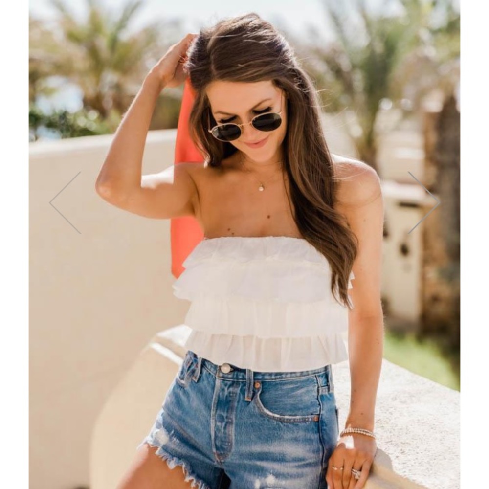 CAITLIN COVINGTON X PINK LILY Honolulu Ruffle Small